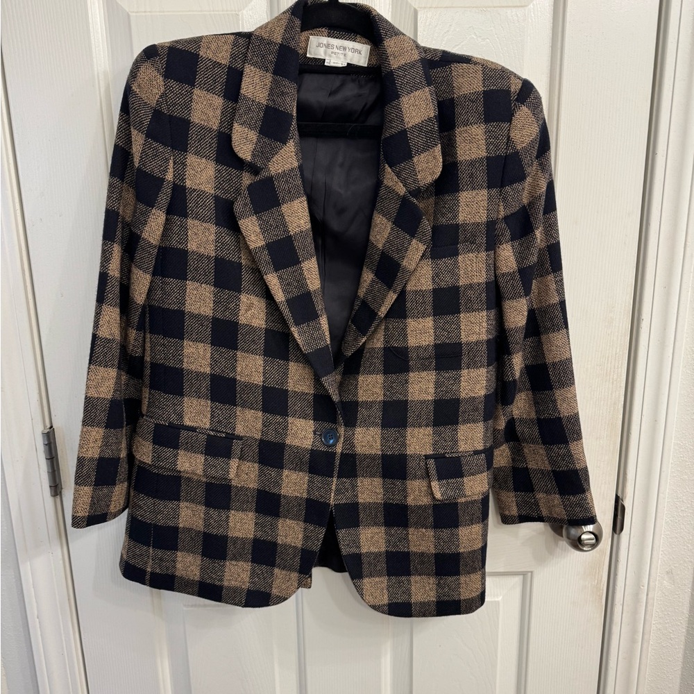 Plaid Women's Blazer